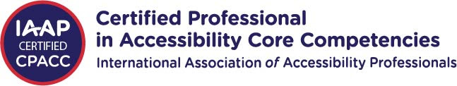 Certified Profession in Accessibility Core Competencies International Association of Accessibility Professionals